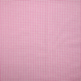 Algodón de 3 mm rosa gingham