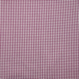 3 mm Plum Gingham Algodón