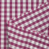 Plum de algodón Vichy de 9 mm