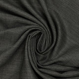 Tissu tailleur laine mélangée fantaisie gris clair fond noir