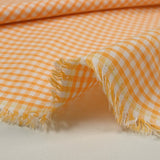 3mm Apricot gingham cotton