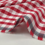 Coton Vichy 9mm rouge