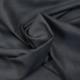 Tissu tailleur laine mélangée sergé gris foncé