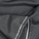 Tissu tailleur laine mélangée sergé gris bleuté chiné
