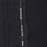 Tissu tailleur laine mélangée sergé bleu nuit