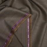 Tejido traje fantasía mezcla lana beige y azul marino