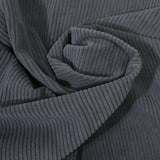 Velvet de poliéster gris de elefante de 3 mm