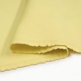 100% cachemire double face jaune mimosa au mètre