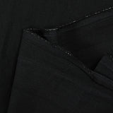 100% Coton lavé noir