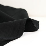 100% Coton lavé noir