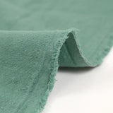 100% Coton lavé vert caroline