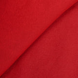 Tissu sweat minkee épais rouge
