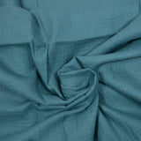 Double Gaze iridescent blue background oil