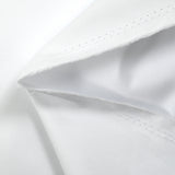 Popeline de coton satinée blanc