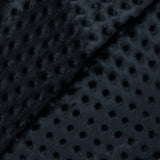 Polaire minky relief noir