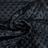 Polaire minky relief noir
