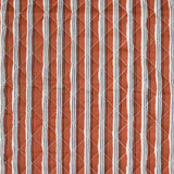Coton matelassé double face Jiya marron au mètre