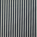 Coton tissé-teint Rudy rayé 3 mm blanc fond bleu nuit