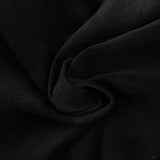Cotton corduroy 1 mm black