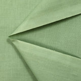 Noé almond green cotton poplin
