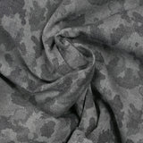 Off-white camouflage jacquard bonded cotton corduroy