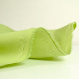 Popeline de coton unie vert pomme