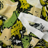 Viscose imprimée papillon vert