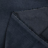 Midnight blue fantasy short-sleeved cotton velvet