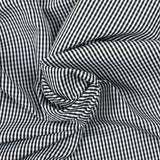 Polyester Vichy 2 mm blanc et noir