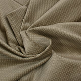 Terciopelo de algodón manga corta rayas fantasía beige