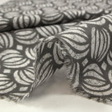 Batik cotton printed Ghaziabad gray background