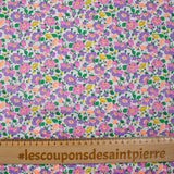 Coton liberty ® 150th Mrs Stoneley violet au mètre