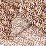 Coton liberty ® Triton parme au mètre