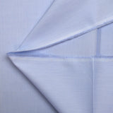 Popelín de algodón azul bebe