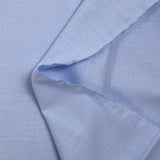 Baby blue linen-look woven cotton