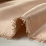 Crêpe satin lourd champagne rosé