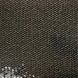 Black sequins on tulle