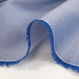 Cotton jacquard shirt Nicolas light blue background