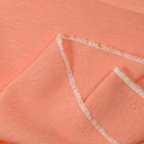 Voile de coton chambray pêche