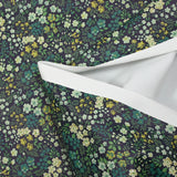 Tissu imperméable déperlant imprimé jardin floral vert