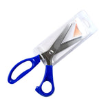 Ciseaux cranteurs 23.5 cm bleu