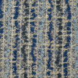 Tweed de laine mélangée lurex argent Carmen beige et bleu