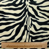 Polar Doudou Printed Ecru and Black Zebra