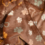 Polar Doudou Printed Dog Fund Brown background