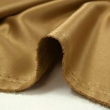 Crêpe envers satin doré foncé
