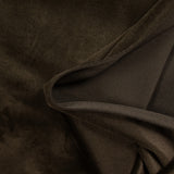 Jersey de velours tout doux chocolat