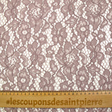 Dentelle festonnée Maud vieux rose