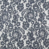 Dentelle festonnée Maud bleu charrette