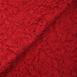 Red Maud scalloped lace