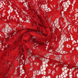 Red Maud scalloped lace